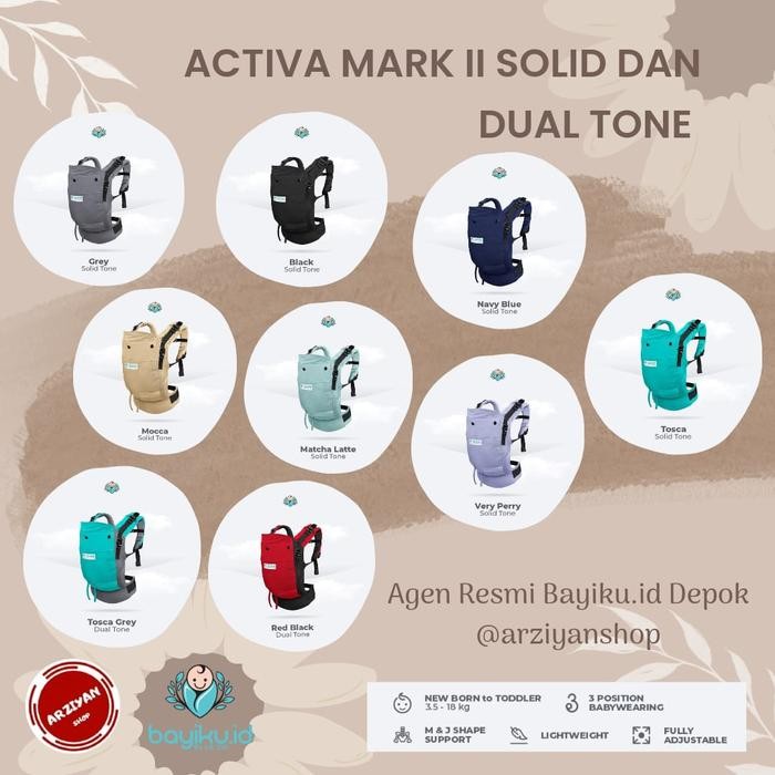 Activa Mark II / Activa Mark 2 Solid dan Dual Tone by bayiku.id