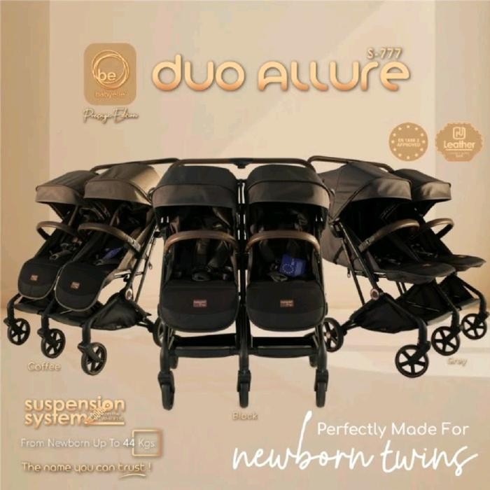 Stroller Kembar Babyelle Duo Allure Prestige Edition S-777 / Kereta Dorong Bayi Kembar / Stroller