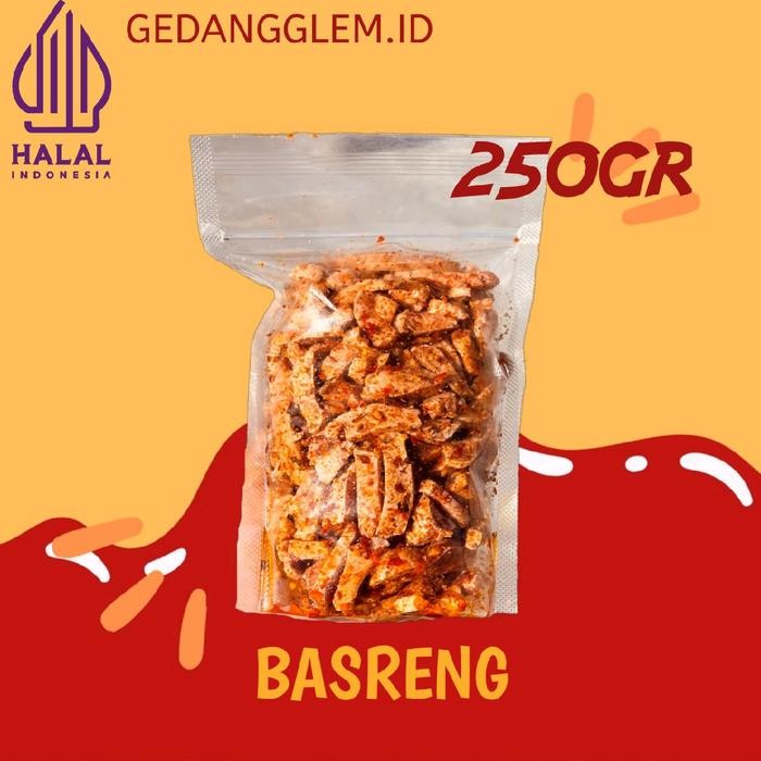 

New BASRENG PEDAS DAUN JERUK 250gram Cemilan Instan Sajodo Snacks Food