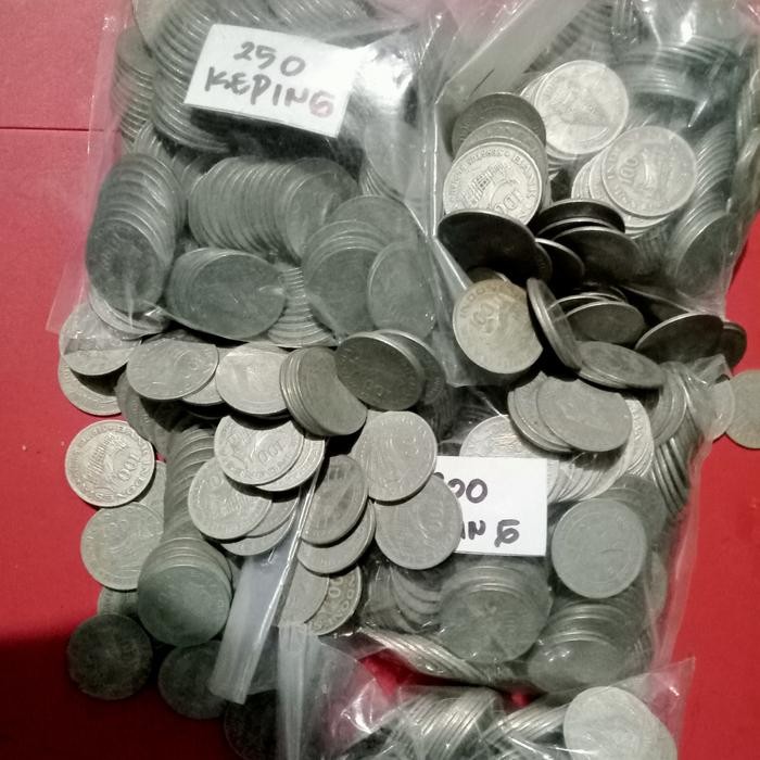Uang logam kuno Indonesia100 wayang 1978 koin koleksi TP1RM *