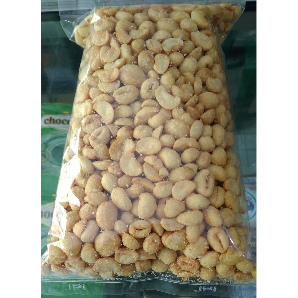 

TERMURAH Kacang Bogor Banten 500 Gr Gram Asin Gurih Renyah Peanuts Makanan Ringan Cemilan