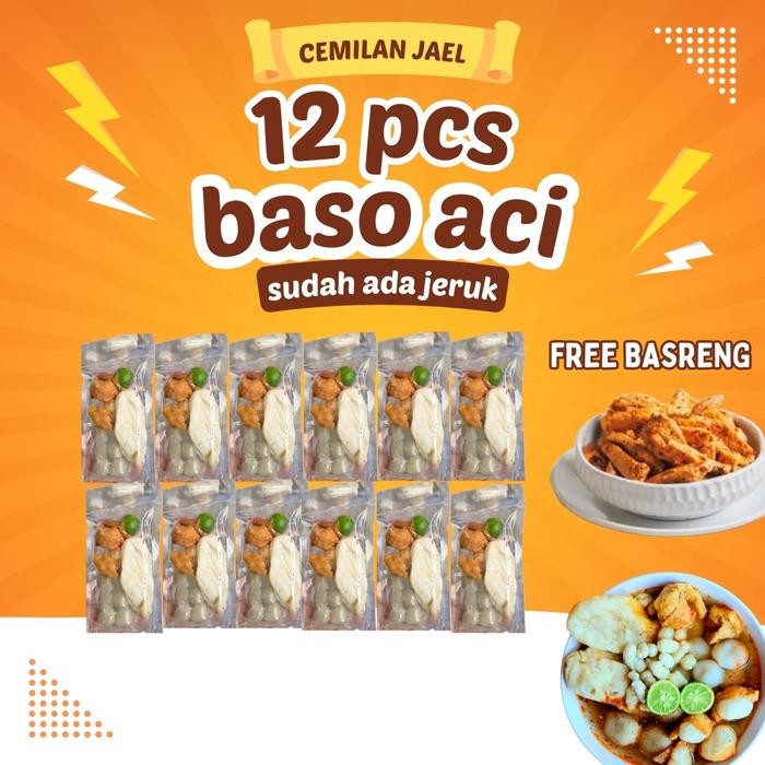 

ASLI paket baso aci 12 pcs khas bandung / baso aci/bakso aci /boci/bakso aci/boci baso