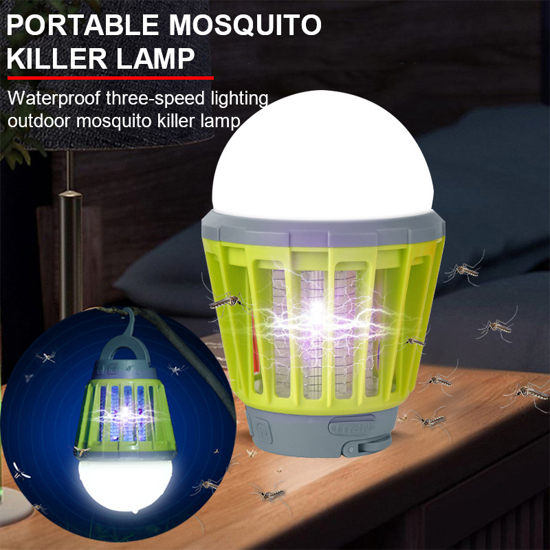 LED Mosquito Killer Lamp Portable mosquito killer lamp Waterproof 3 Modes Mosquito killer Night