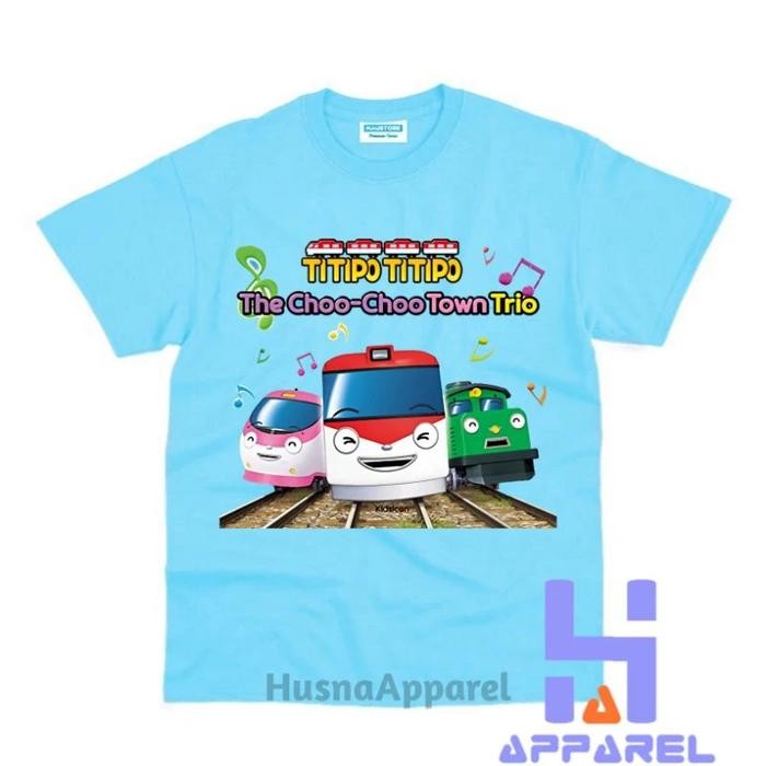Baju Anak Kaos Anak Titipo Kereta