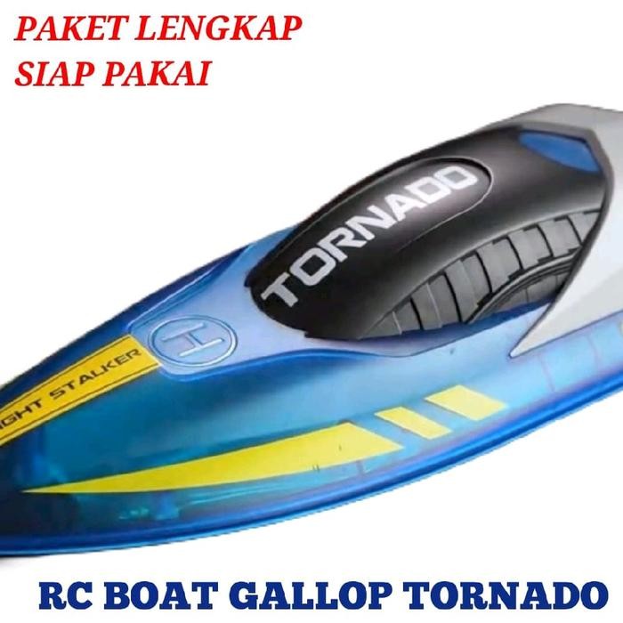 Rc Speedboat Remote Control Mainan Kapal Pengendali Jarak Jauh Lengkap Siap Pakai Kontrol Toys