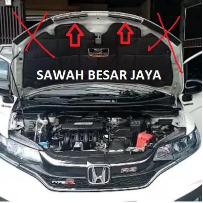 Seal Rubber Karet Kap Mesin Ujung Depan Bagian Tengah Kiri Atau Kanan Honda Jazz S Rs Gk5 2014 2015