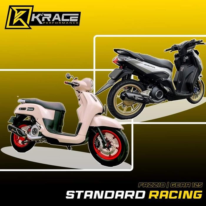 Knalpot Krace Standar Racing Yamaha Fazzio / Knalpot Fazzio Krace