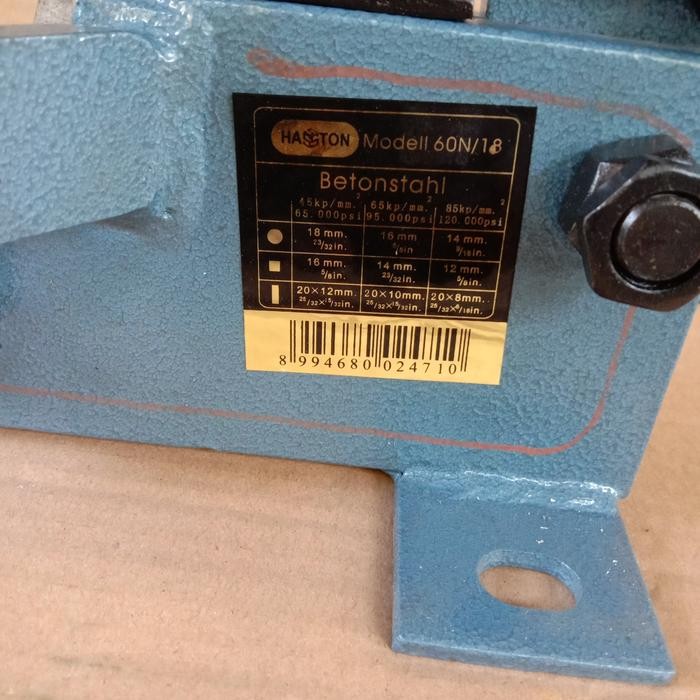 ALAT POTONG BESI BETON BESI DUDUK MODELL 60N/18 HEX
