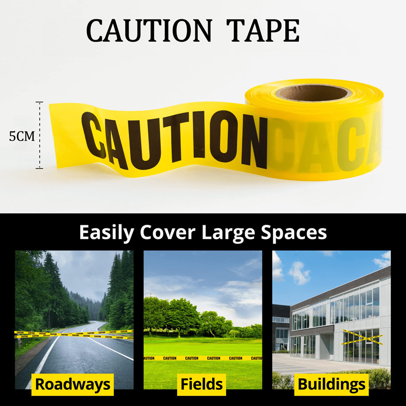 

Waterproof Construction Safety Tape For Danger/Hazardous Area, Party Decoration Halloween Caution