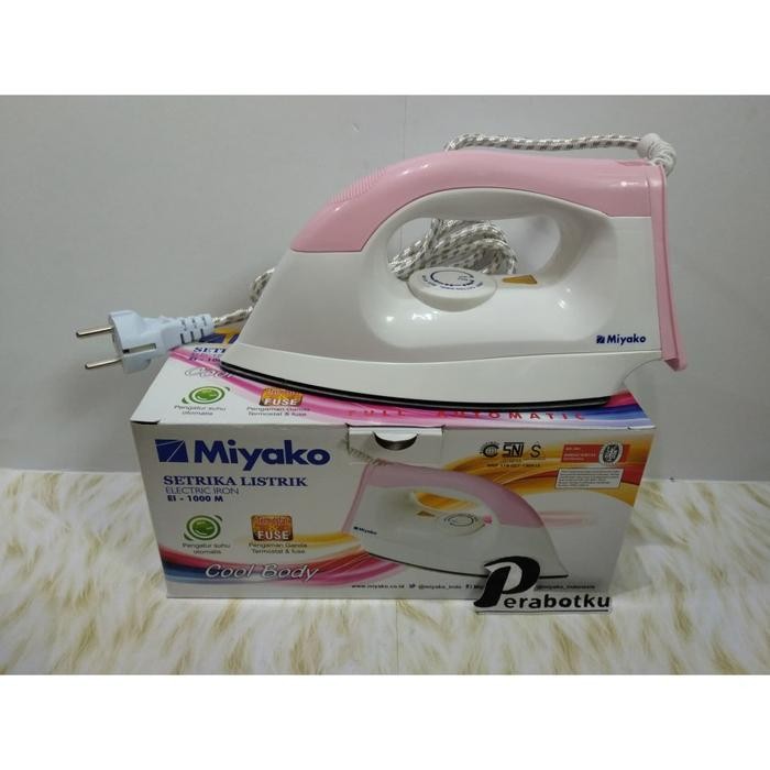 Setrika Listrik Miyako El-1000 / Setrikaan Listrik / Hand Iron Miyako