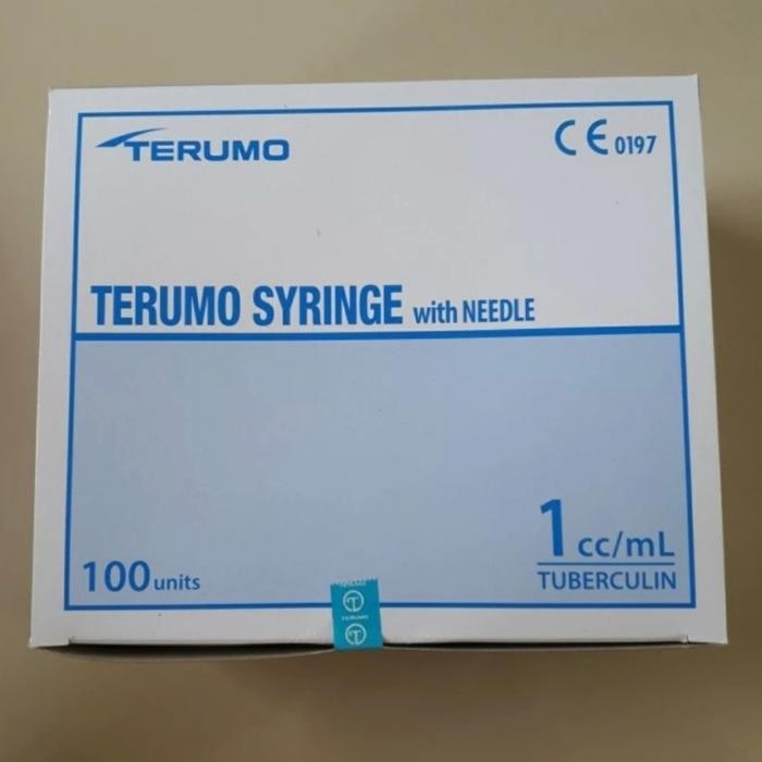 Spuit Syringe 1 Cc Terumo / Tuberculin 1Cc / Suntikan 1Ml Isi 100 Pcs