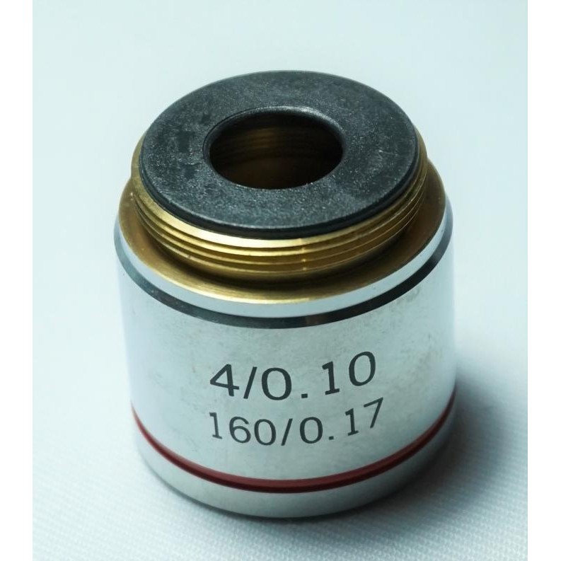 Lensa Objektif 4X Mikroskop Binokuler Xsz 107Bn