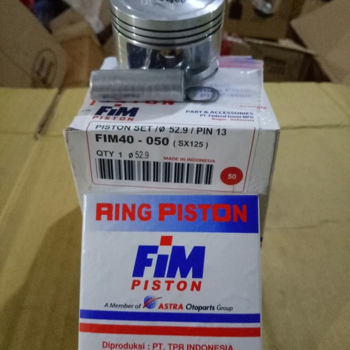 Piston Kit Fim 40 Piston Kit Supra X 125 Helm In Blade 125 Supra X125