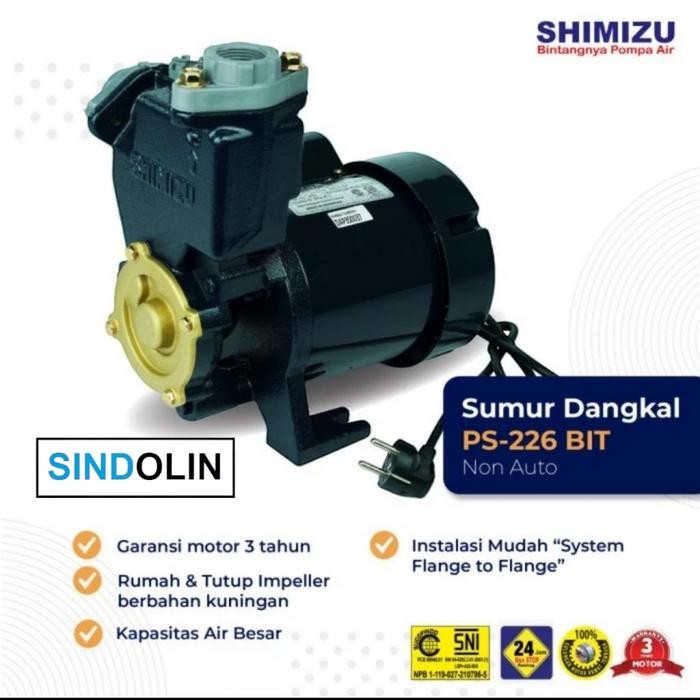 Pompa air SHIMIZU PS226BIT / PS 226 BIT / PS226 / 226BIT