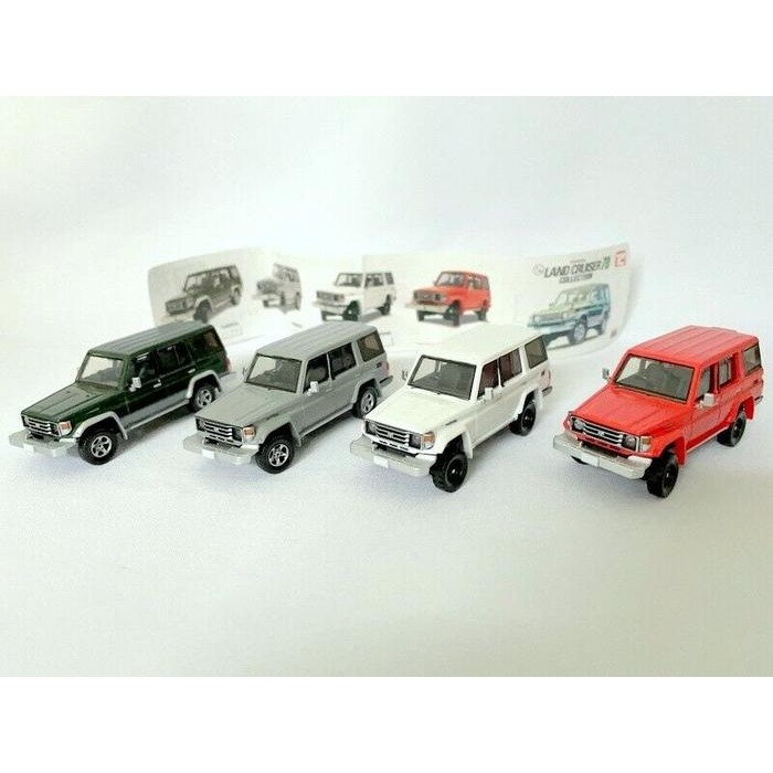 1/64 Land Cruiser 70 Collection Gacha Gashapon toys cabin - Merah