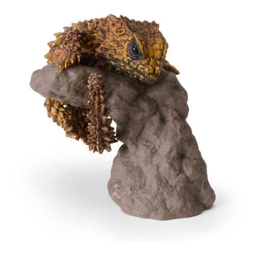 Ikimono Finger Figure bandai Armadillo Lizard Ball Python gashapon - armdillo mozaic
