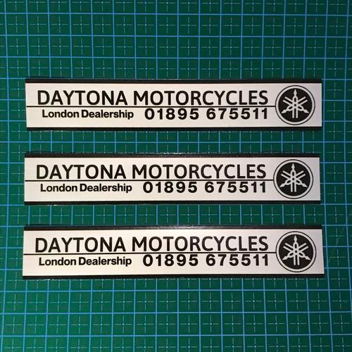 Sticker Dealer Motor Yamaha Daytona Motorcycles Dealership London UK