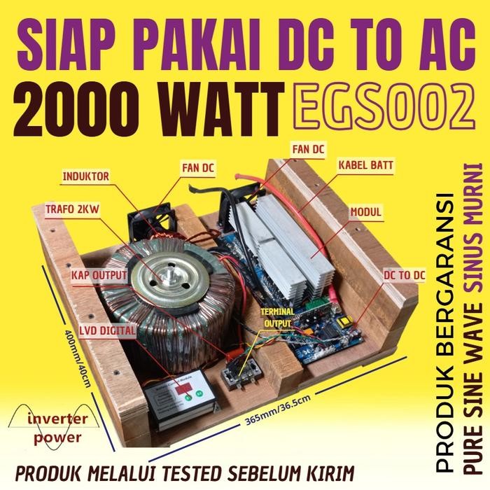 Inverter LF 2kw low frekuensi frequency 2.w *