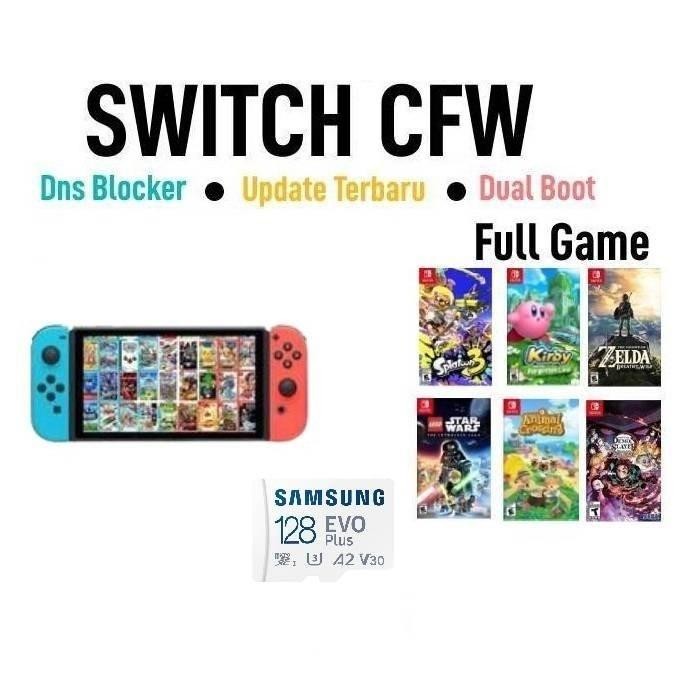 TAB Switch CFW Full Game 128GB 256GB 512GB / HWFLY *