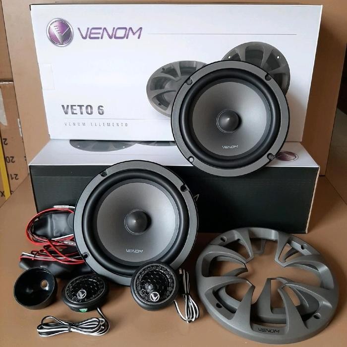 Speaker Split Venom Elemento Veto 6 / Speaker Mobil Venom 6 Inch *