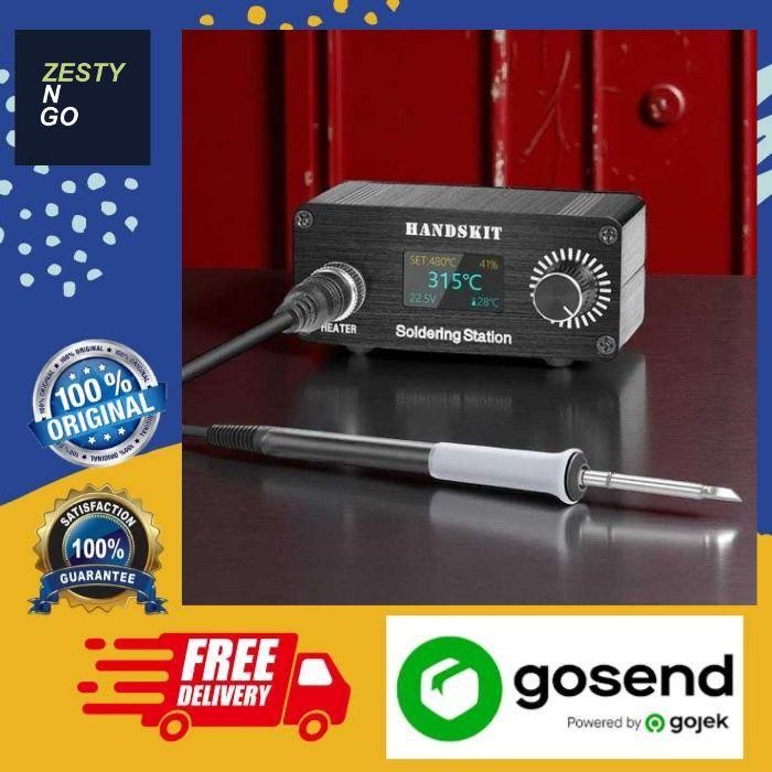 Handskit Solder Station Adjustable Temperature Anti-Static OLED 72W - T12D *