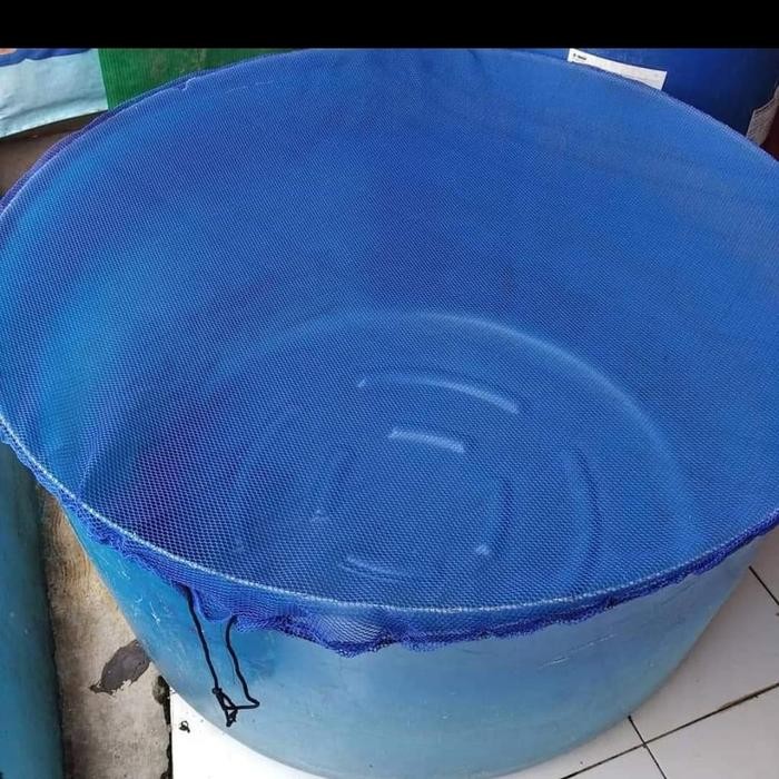 TUTUP JARING COVER BAK FIBER KOLAM VAT TERPAL BULAT DIAMETER 1M 100CM