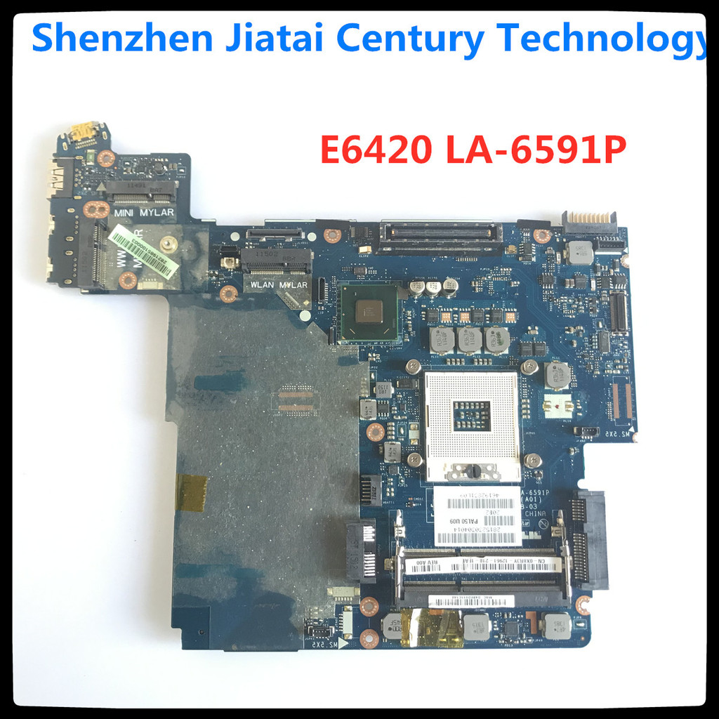 Laptop motherboard PAL50 LA-6591P For Dell Latitude E6420  CN-07TR3J 0Y1KMR Motherboard tested 100% 