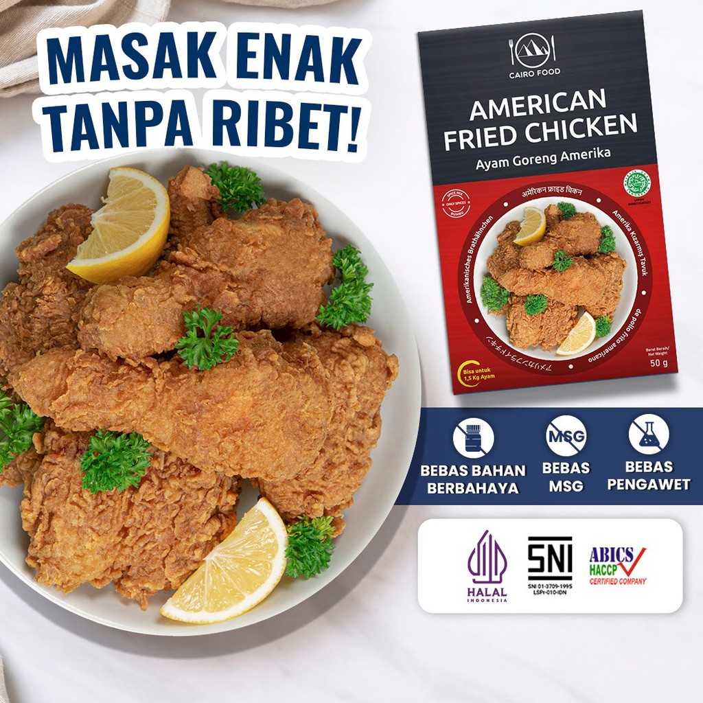 

Bumbu Ayam Goreng Amerika Sehat - Cairo Food