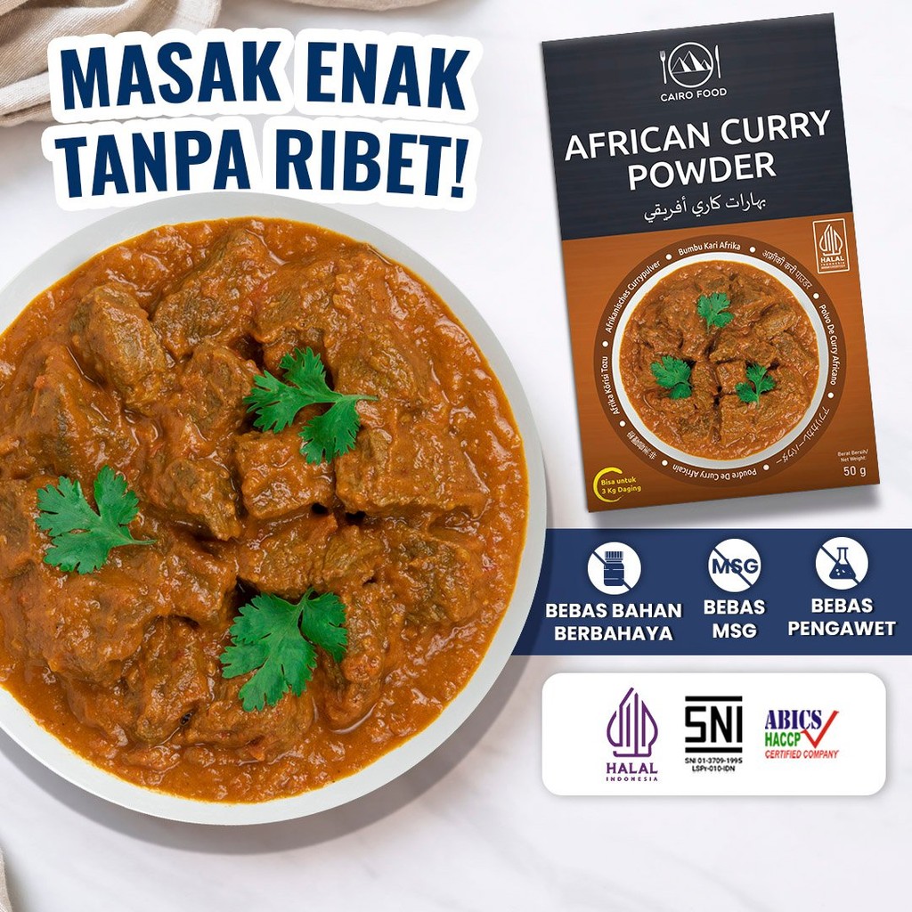 

Bumbu Kari Afrika Sehat - Cairo Food