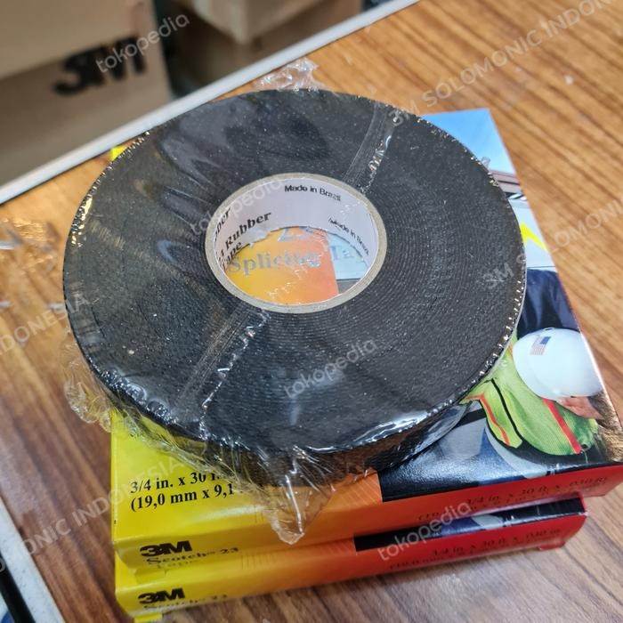 

3M Isolasi Karet Listrik Scotch 23 Untuk Polyethylene Dan Bahan Elektrik Padat Lainnya Pasti Ori