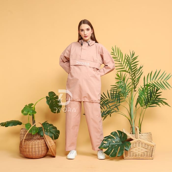 (Expert) Raincoat DYORA Aussie Series Pink / Jas Hujan Pria Wanita Dewasa DYORA Waterproof