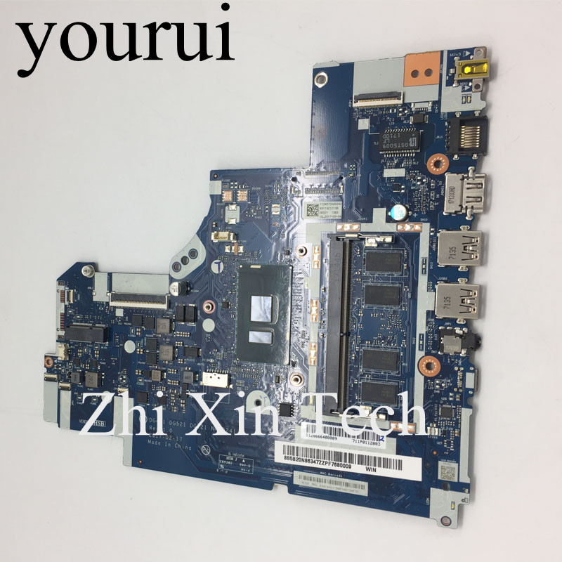 yourui For Lenovo IdeaPad 320-15ISK 320-15IKB Laptop Motherboard With i3-6006u CPU 4GB RAM DG421 DG5