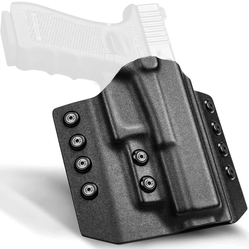 Only Fit For CZ P07 / CZ P09 / CZ P10C,CZ Holsters,OWB Kydex Holster Black Right Hand CZ Concealed C