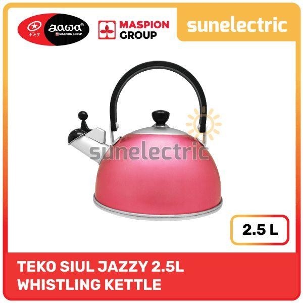 Maspion Teko Siul 2,5 Liter Jazzy/Teko Masak Bunyi Siul - Multi Colour masih ready