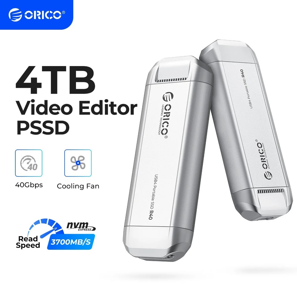 ORICO Silverstone Portable SSD 3500MB/s External Solid State Drive 4TB 2TB 1TB Type- C Aluminum Allo