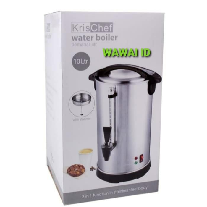Teko Pemanas Air Listrik 10 Liter / Water Boiler Strainer Krief 10L masih ready
