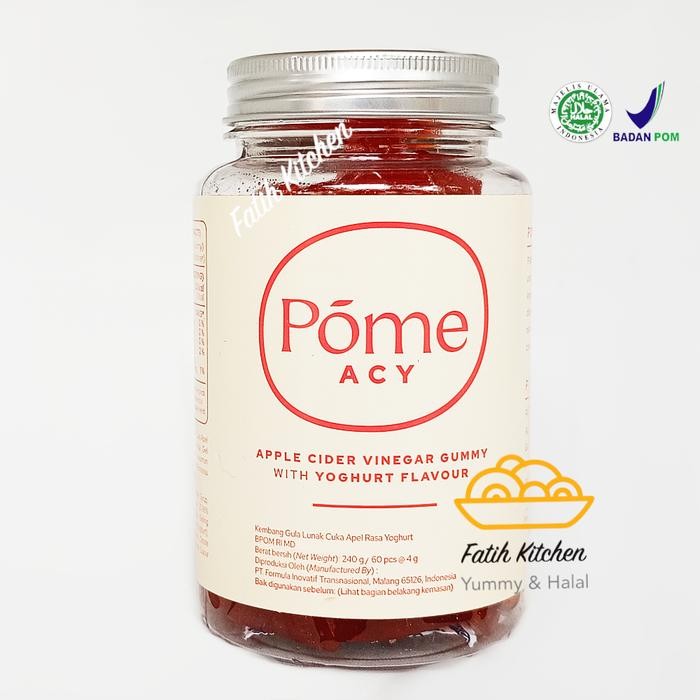 

Pome ACY 1 Botol Isi 60 Gummy Apple Cider Vinegar Rasa Yogurt