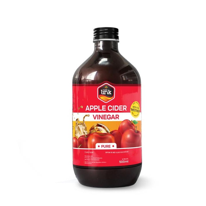 

LINK - Cuka Apel Organik Premium - Apple Cider Vinegar With Mother 500ml