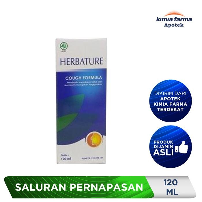Herbature Sirup 120 ml / Obat Batuk Herbal / Kimia Farma