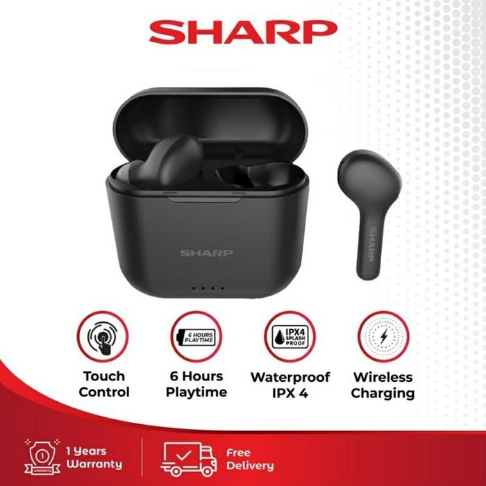 SHARP TWS Earbuds HP-TW10 Garansi Resmi