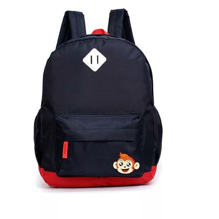 

Tas Sekolah Anak TK PAUD - Cute Monkey Fashion - Hitam