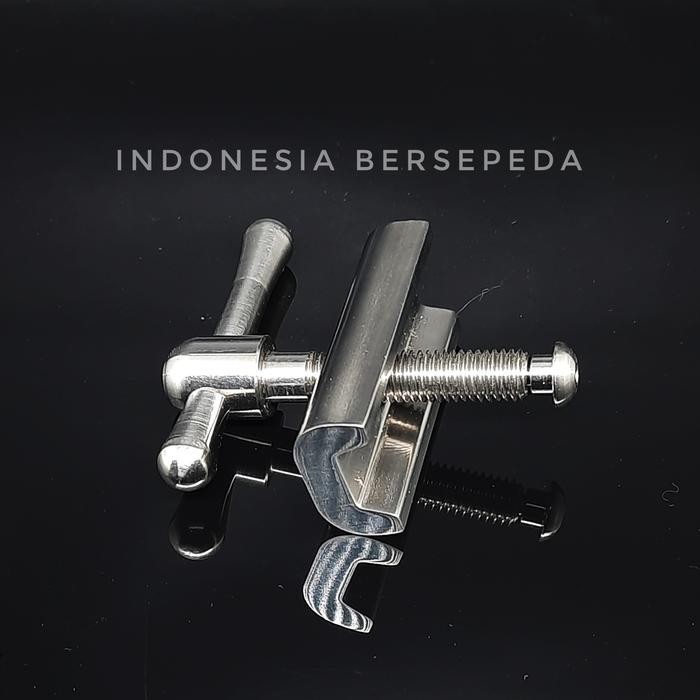 Brompton Titanium Frame Hinge - Clamp Titanium Untuk Lipatan Frame Brompton