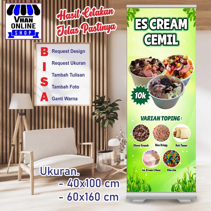 

Cetak Spanduk Banner Makanan Viral Es Cream Cemil Keren