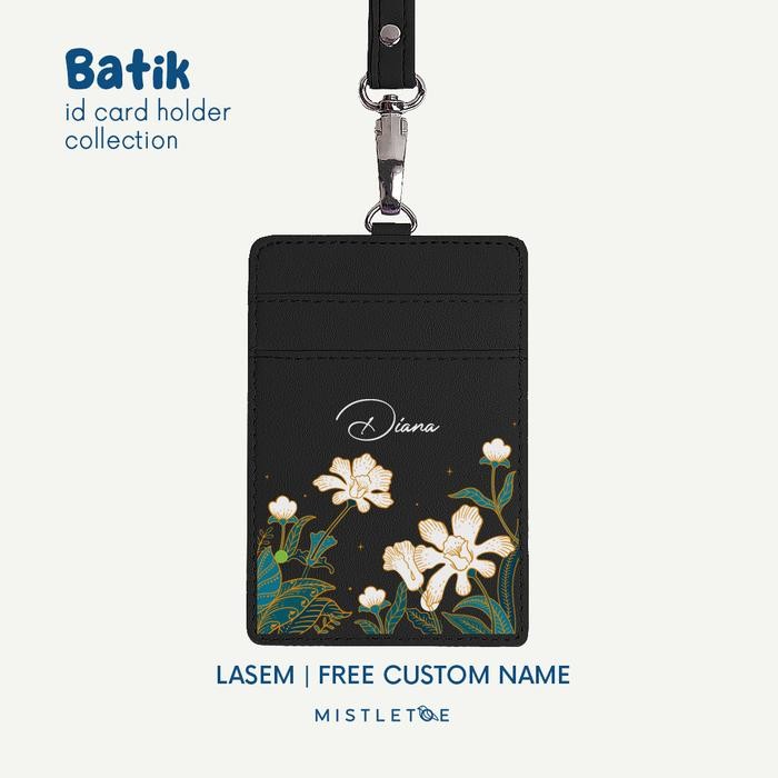 

Batik Custom ID Card Holder - Lanyard - Name Tag