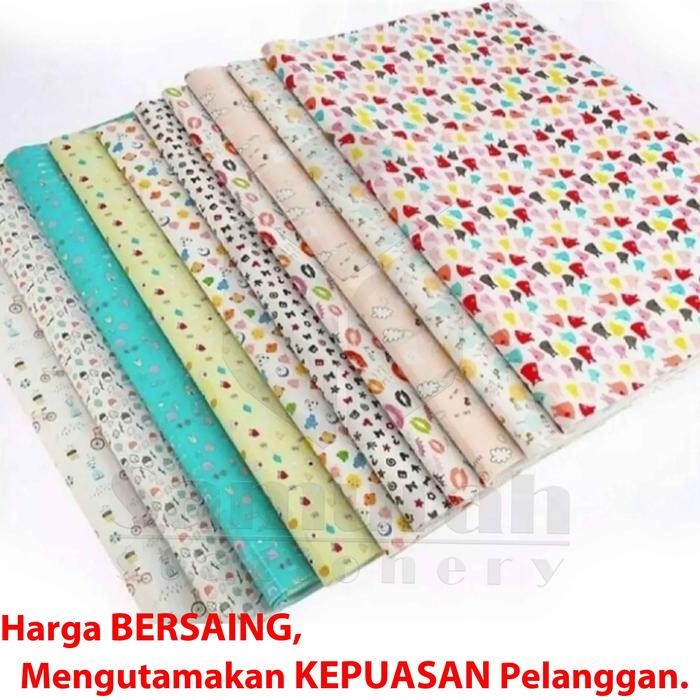 

Kertas Bungkus Kado Sidu isi 50 Lembar Motif Fancy / Batik / Sinar Dunia Gambar Lucu Random Per 1