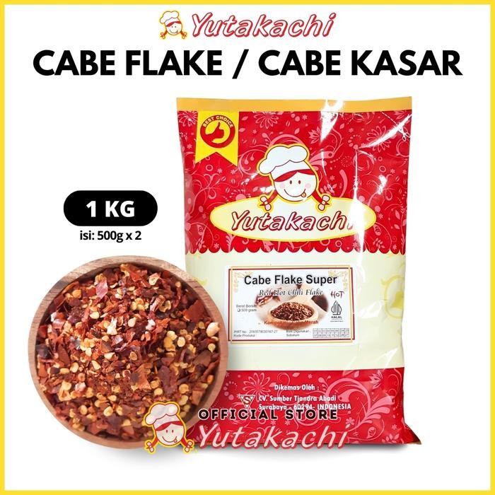 

Cabe Flake / Cabe Kasar Yutakachi 1Kg (500gr x 2pcs)