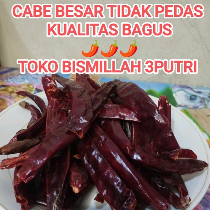 

CABE BESAR(PREMIUM) TIDAK PEDAS 1KG Bumbu Rempah Masakan Cabai