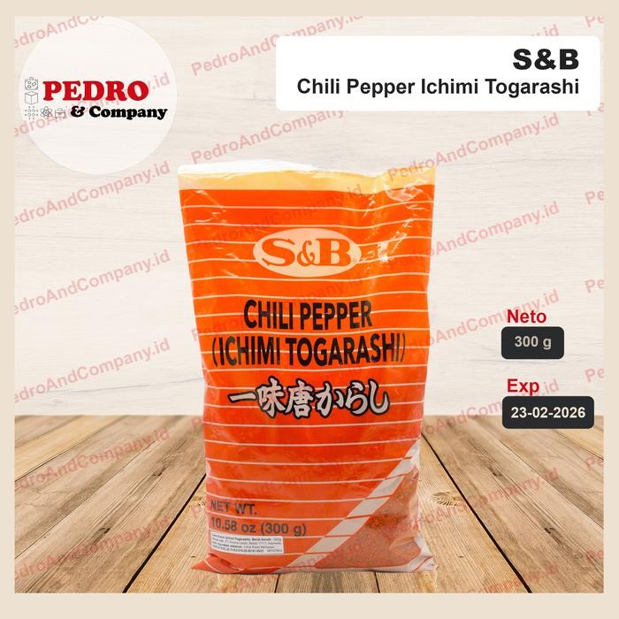 

S&B ichimi togarashi chili pepper 300 gram - cabe bubuk jepang asli