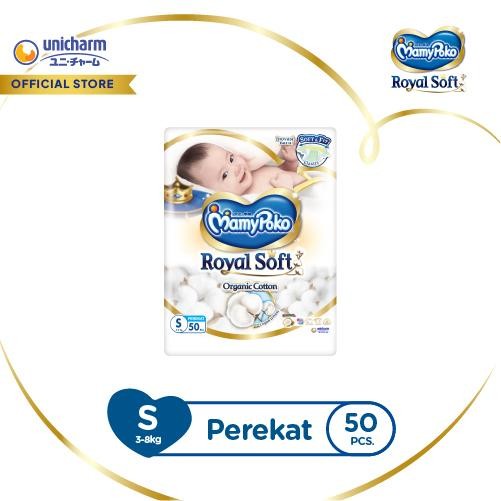 MamyPoko Royal Soft S 50 - Popok Bayi Perekat