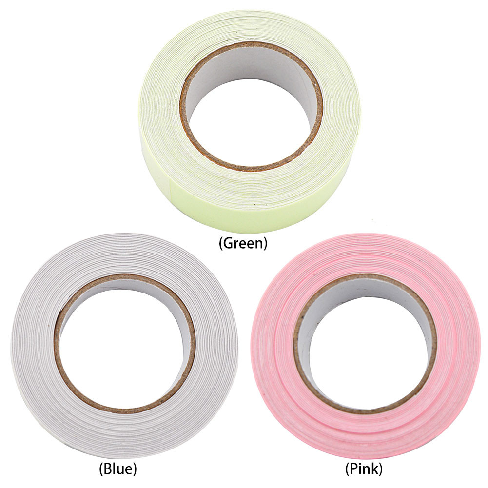 

1/5PCS 3M Adhesive Luminous Tape Glow In The Dark Stickers Stage Decorative Fluorescent Tape Warning